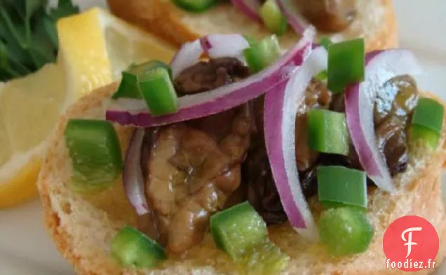 Tartines Jalapeno et Sardines