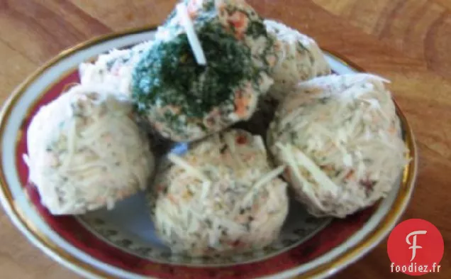 Truffes Ricotta au Saumon Fumé