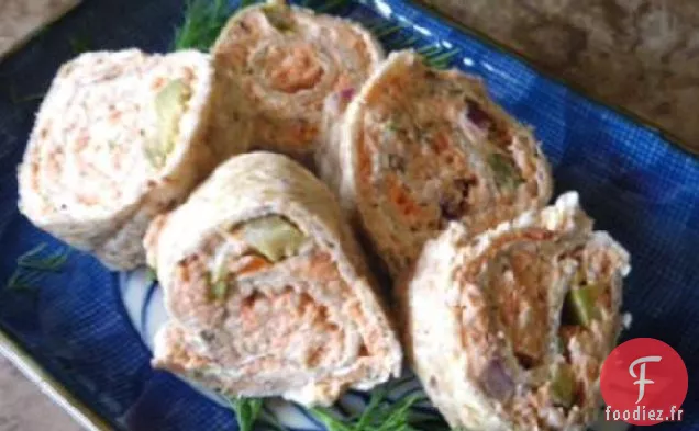 Roll-Ups au Saumon Fumé