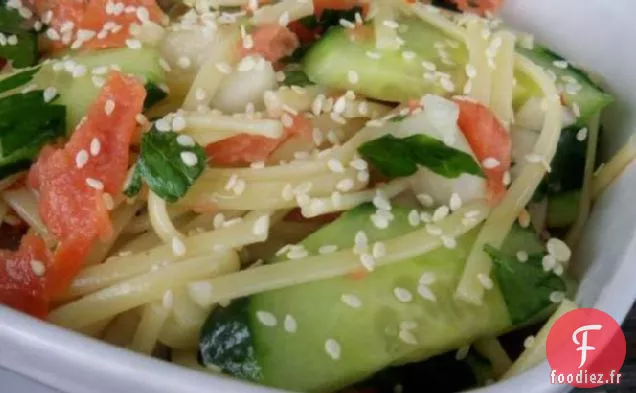 Salade de Saumon et Nouilles