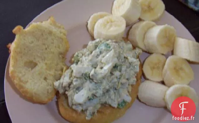 Salade de Pitas Farcis au Saumon et aux Œufs