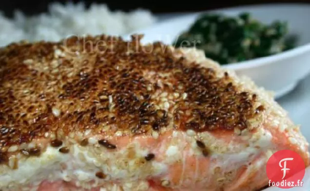Filets de Saumon Orange au Sésame