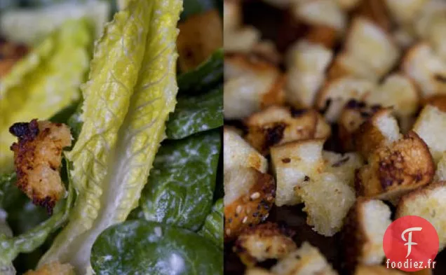 Recette de Salade César Végétalienne