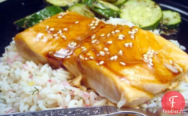 Saumon Glacé à l'Érable et au Soya (Cuisine d'essai américaine)