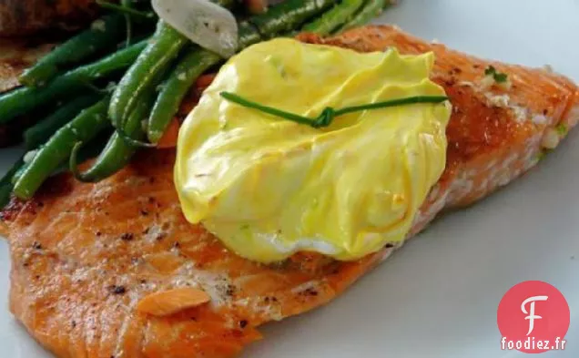 Saumon À La Crème Au Safran