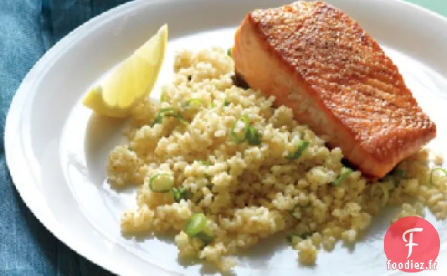 Filets de Saumon Poêlés au Boulgour