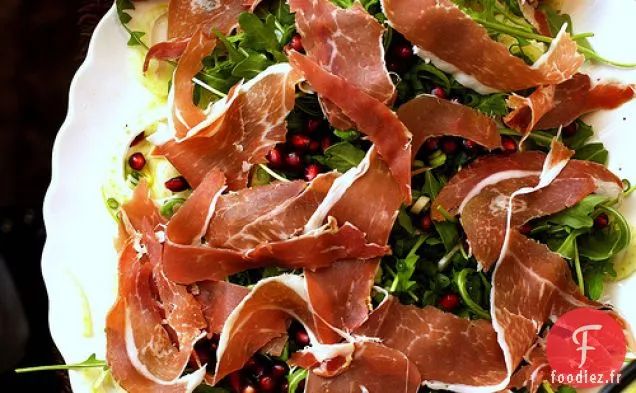 Salade De Fenouil, Prosciutto Et Grenade
