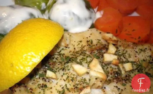 Steak de Saumon ou de Thon À l'Ail et au Persil