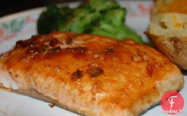 Saumon au Rhum au Tamarin Épicé