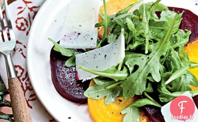 Salade de Betteraves et Roquette au Kefalotyri