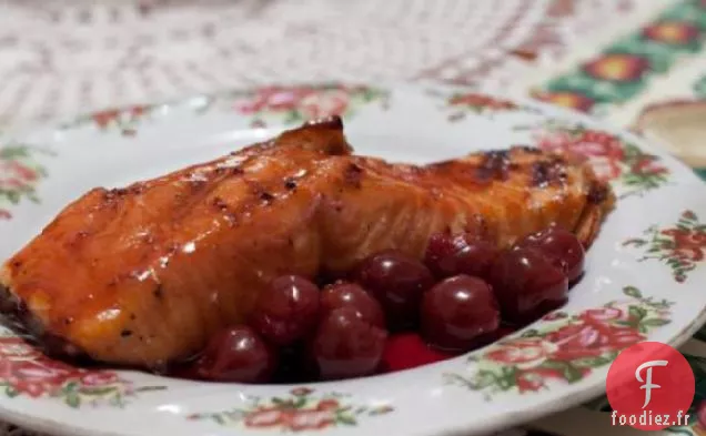 Saumon Glacé à la Cerise à l'Érable