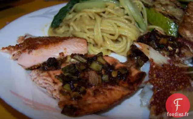 Saumon à la Planche BBQ