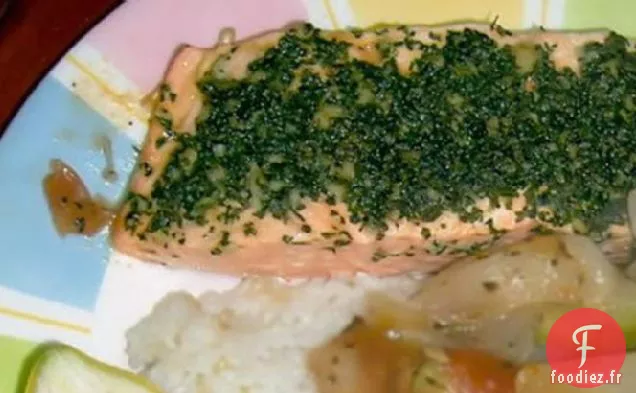 Saumon En Croûte de Coriandre Au Cumin