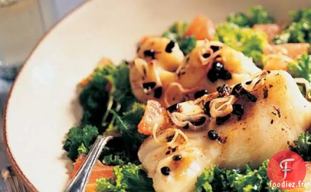 Bar du Chili rôti au four