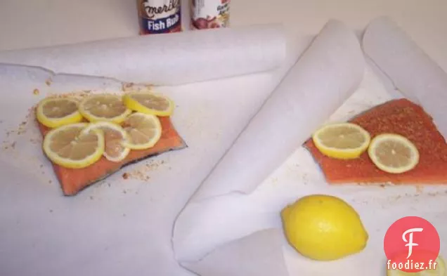 Saumon Emballé en Cadeau