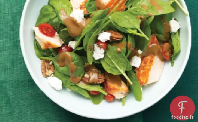 Salade d'Épinards au Saumon