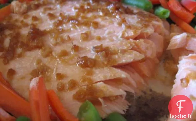 Moutarde, Saumon Soya