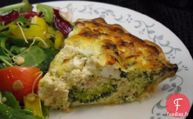 Craze-E Quiche au Saumon et au Brocoli