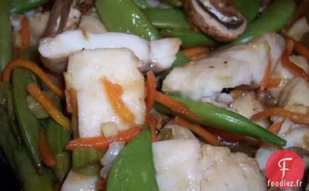 Poisson et Légumes Hoisin Micro-Cuits à la Vapeur