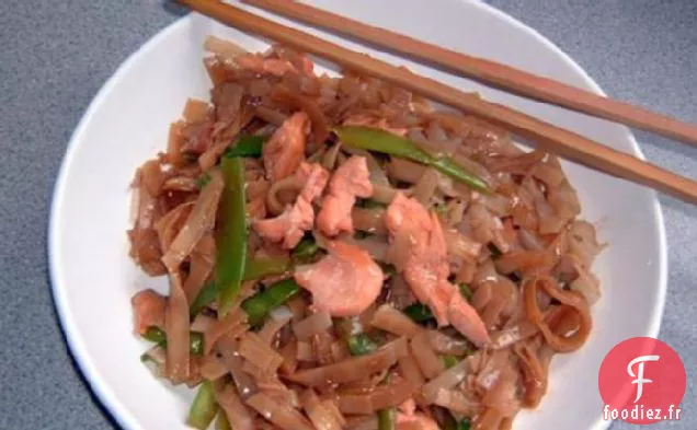 Salade de Nouilles au Saumon