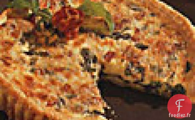 Quiche de Roquette et Bacon