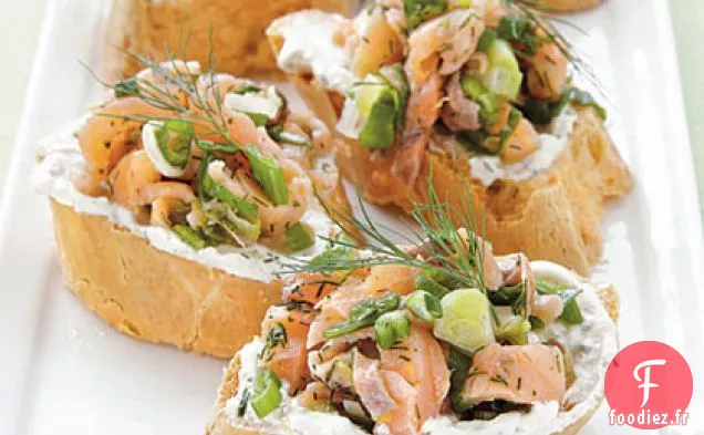 Crostini de Saumon Fumé