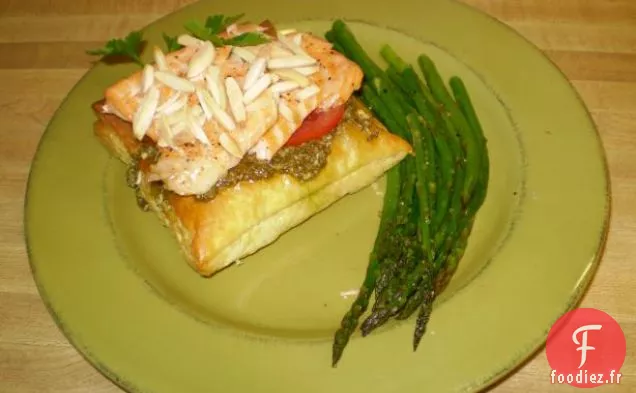 Filet De Saumon À L'Oignon Caramélisé
