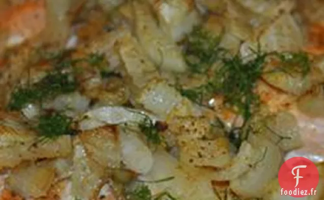 Saumon Orange Cuit au four au Fenouil