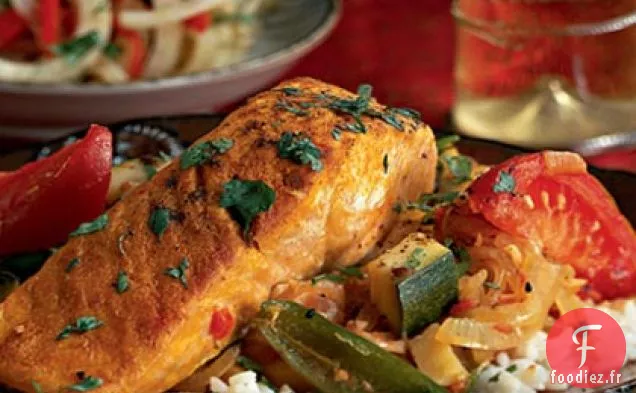 Kalia de Saumon à la sauce Phoron Panch