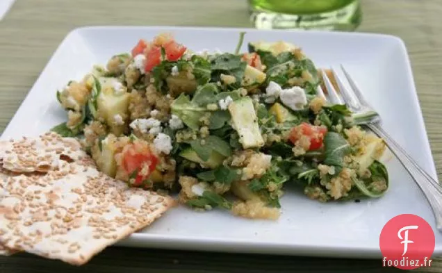 Salade De Quinoa À La Roquette Et À La Feta