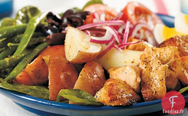 Salade Niçoise de Saumon Grillé