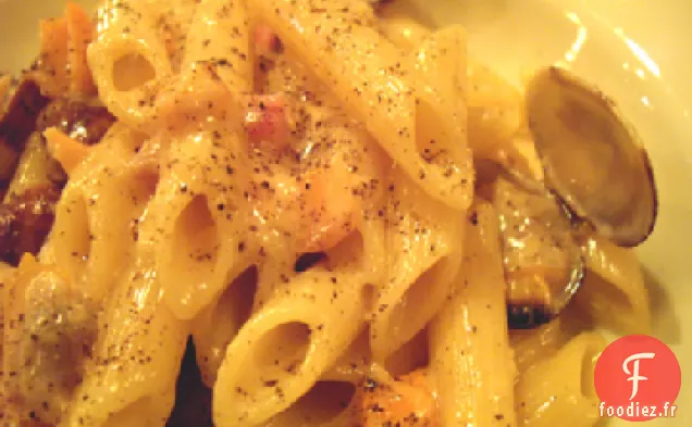 Penne au Saumon Fumé