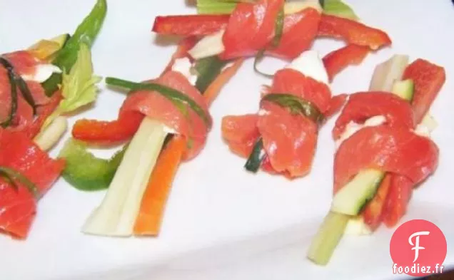 Rouleaux de Saumon Fumé