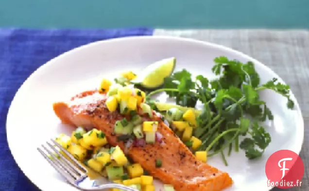 Saumon avec Salsa à la Mangue