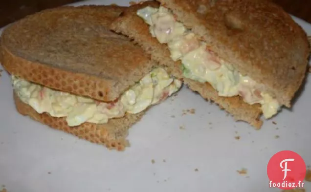 Salade d'Oeufs de Saumon Fumé