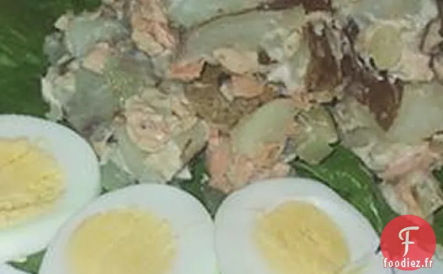 Salade de Saumon Russe et de Pommes de Terre