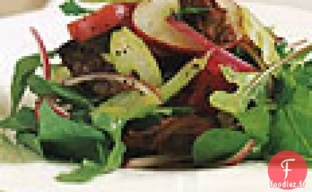Salade d'Huîtres Fumées et de Pommes de Terre à la Roquette