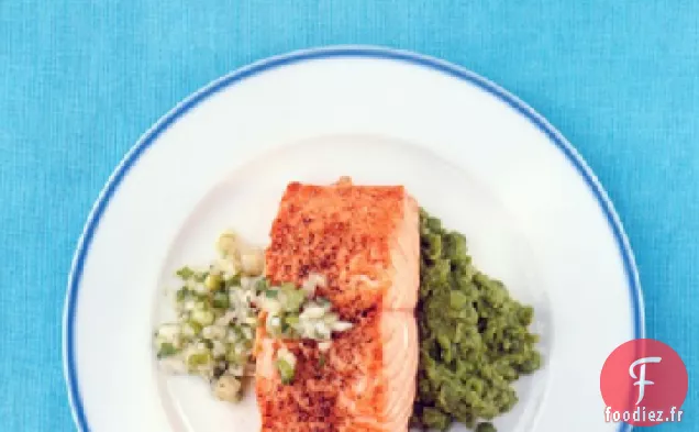 Saumon à la Relish d'Échalotes
