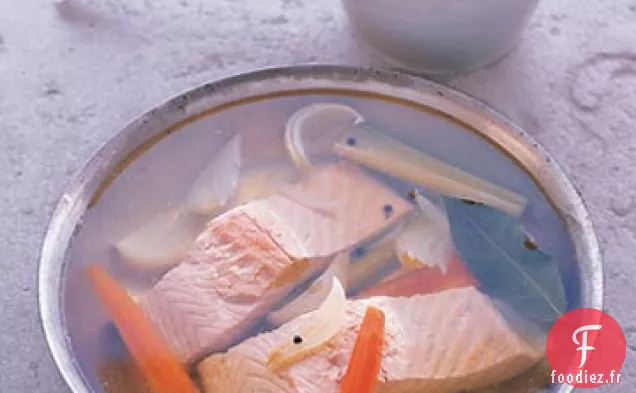 Saumon Poché avec Relish de Betterave