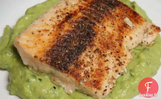 Saumon Poêlé À La Remoulade D'Avocat