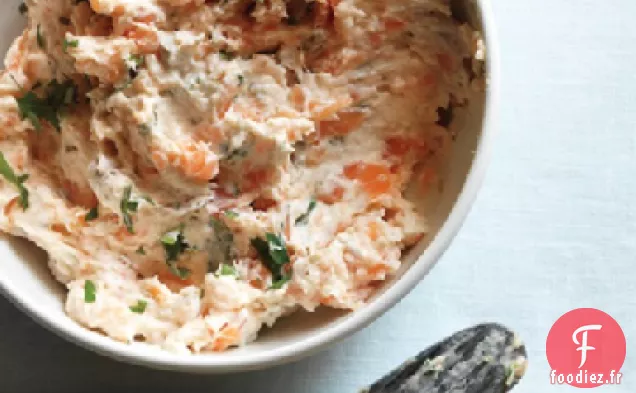 Trempette de Saumon Fumé aux Chips de Bagel