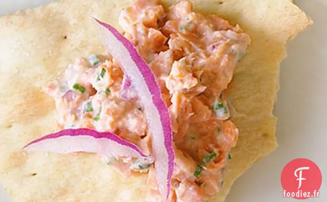 Tartinade de Ciboulette au Saumon Fumé