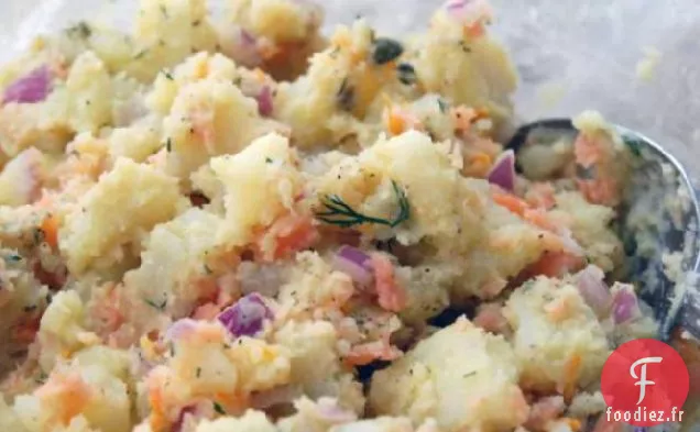 Salade de Pommes De Terre au Saumon Fumé