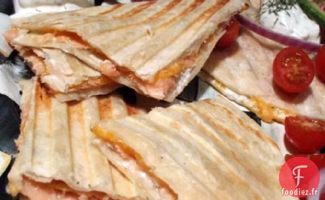 Quesadilla de Saumon Fumé