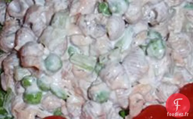 Salade de Pâtes Au Blé Entier Au Saumon Facile