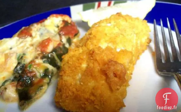 Saumon En Croûte de Parmesan Au Four
