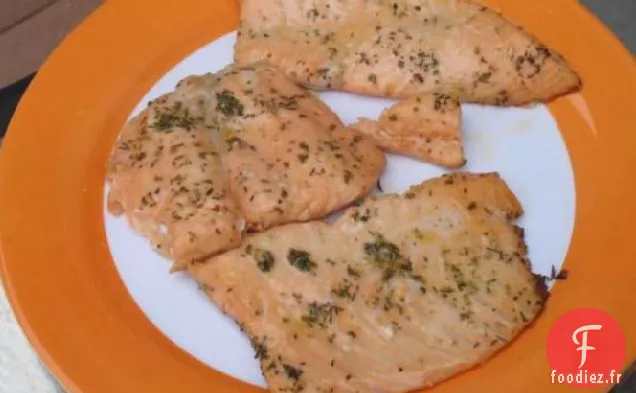 Saumon Grillé Mariné