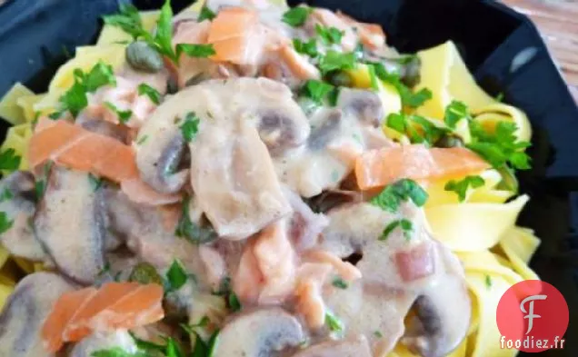 Pâtes au Saumon Fumé