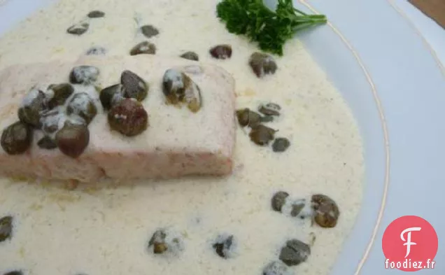Saumon De South Beach À La Sauce Crémeuse Au Citron Faible En Glucides