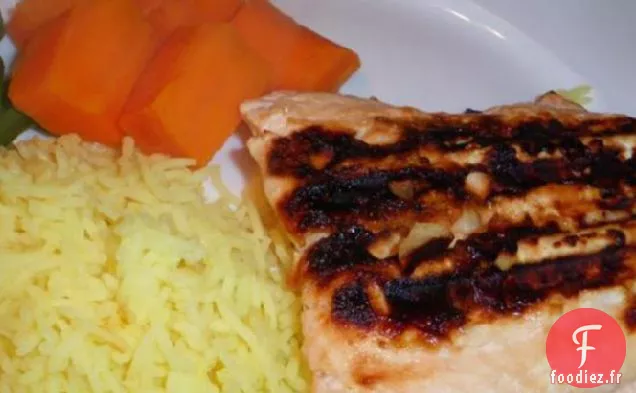Filets De Saumon Grillés Glacés
